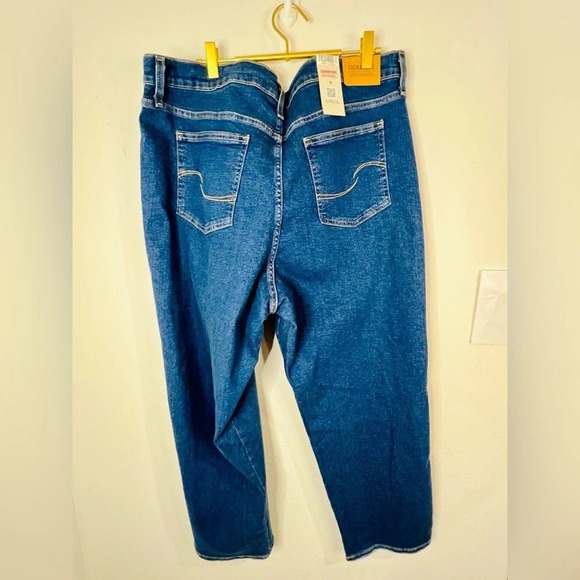 NWT Levi's Signature Heritage High Rise Straight Dark Wash Womens Blue Jeans 22 - Picture 9 of 9